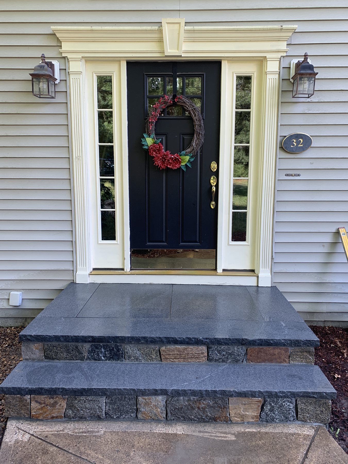 Stone Veneer Steps — Franklin, MA