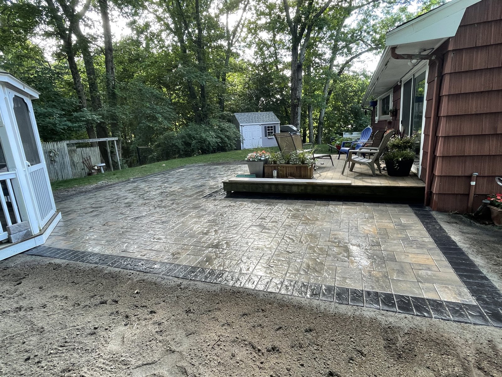 CDK Masonry View from the side of the house
